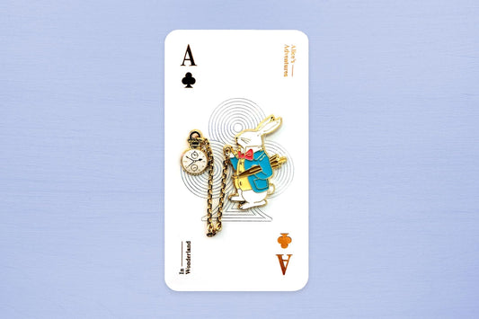 [Alice's Adventures in Wonderland] Enamel Pin - White Rabbit