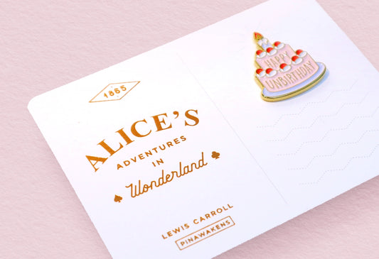 [Alice's Adventures in Wonderland] Enamel Pin Card - Happy Unbirthday