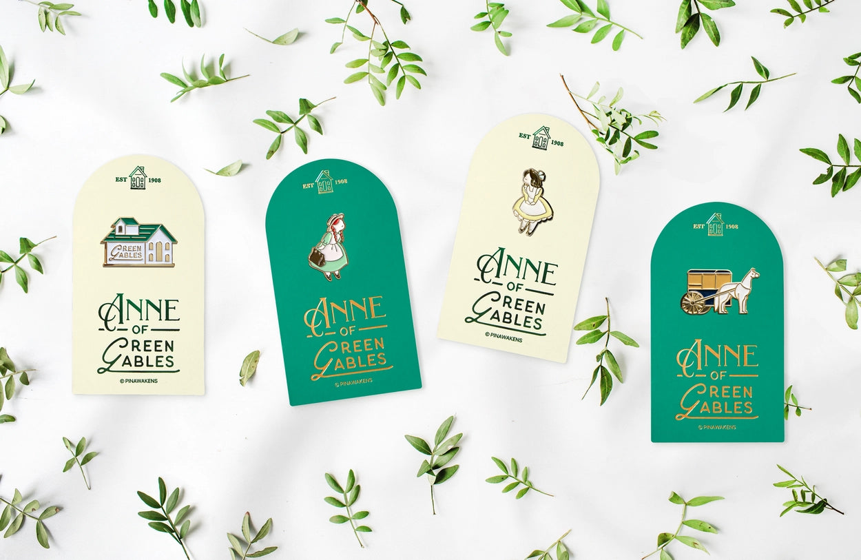 [Anne of Green Gables] Enamel Pin - Anne, Diana, Green Gables House