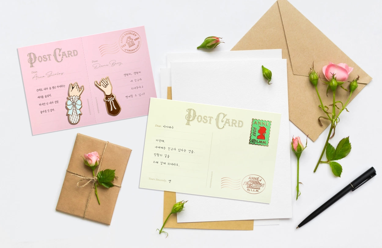 [Anne of Green Gables] Enamel Pin Card - Stamp, Promise
