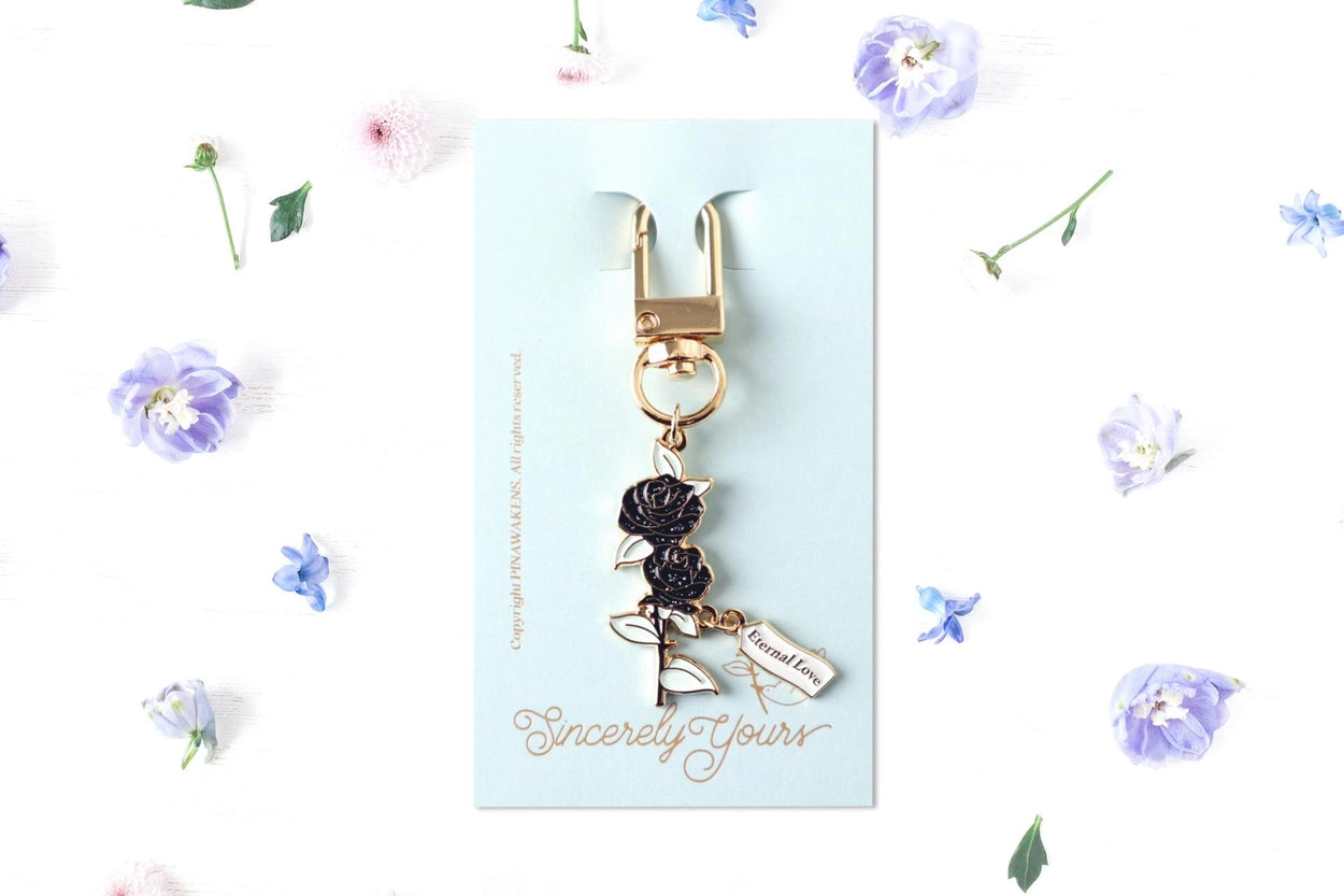 [Flower Language Collection] Keychain - Rose Series