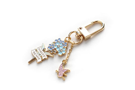 [Flower Language Collection] Keychain - Forget-Me-Not