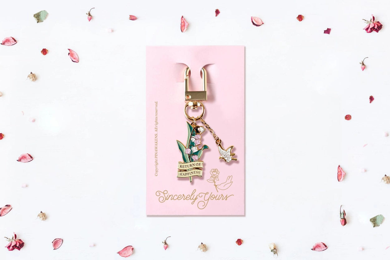 [Flower Language Collection] Keychain - Lily of the Valley