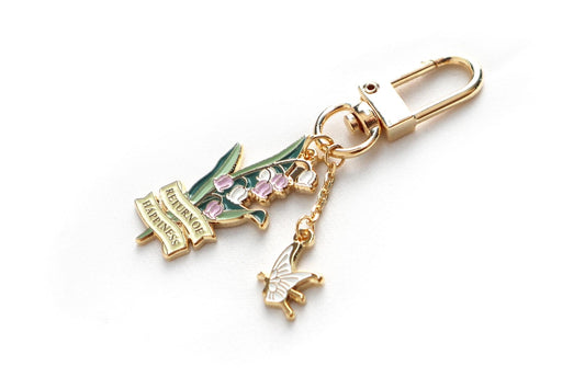 [Flower Language Collection] Keychain - Lily of the Valley
