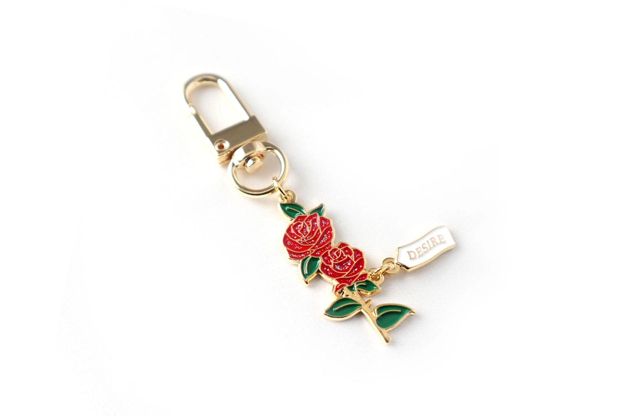 [Flower Language Collection] Keychain - Rose Series