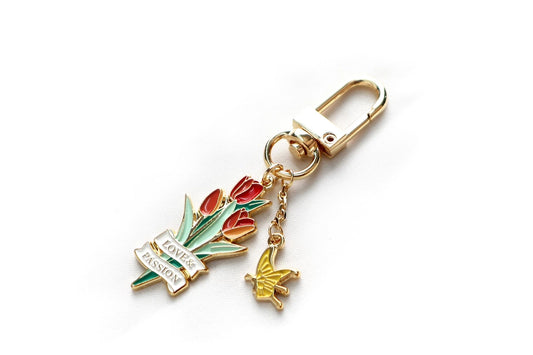 [Flower Language Collection] Keychain - Tulip