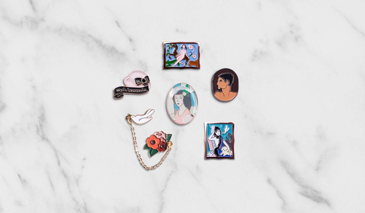 [Tiny Masterpiece] Marie Laurencin - Self-Portrait Enamel Pin