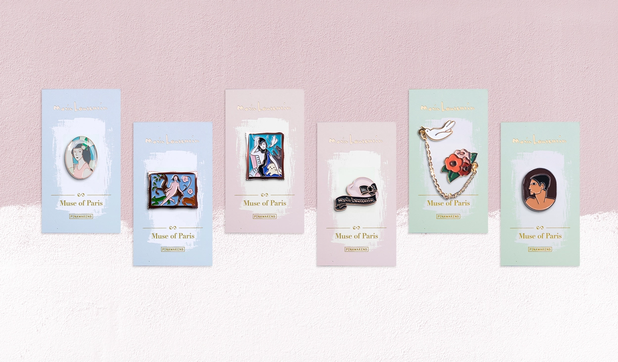 [Tiny Masterpiece] Marie Laurencin - Pablo Picasso Enamel Pin