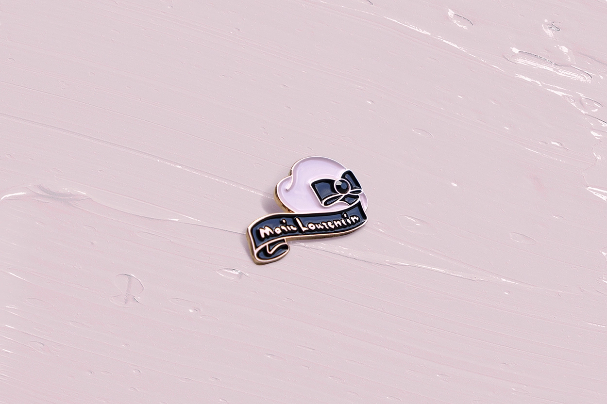 [Tiny Masterpiece] Marie Laurencin - Hat Enamel Pin