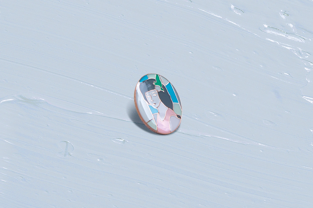 [Tiny Masterpiece] Marie Laurencin - Self-Portrait Enamel Pin